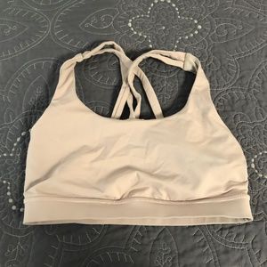 BABY PINK LULULEMON SPORTS BRA W PADS !